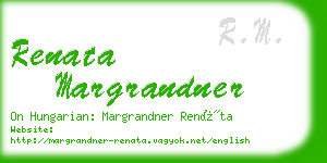 renata margrandner business card